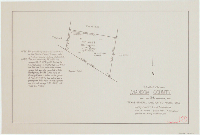 70775, Madison County Working Sketch 13, General Map Collection