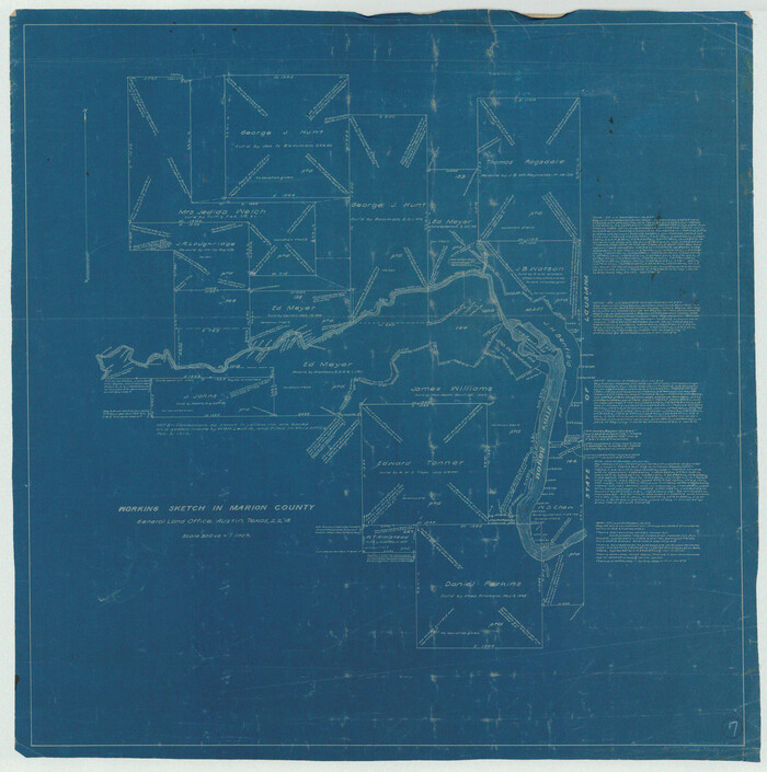 70782, Marion County Working Sketch 7, General Map Collection