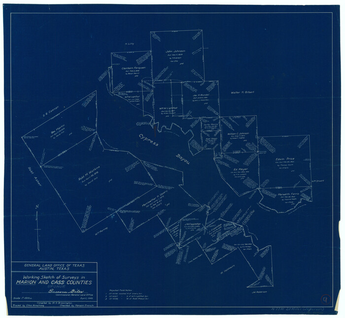 70784, Marion County Working Sketch 9, General Map Collection