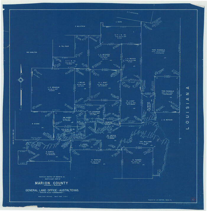 70785, Marion County Working Sketch 10, General Map Collection