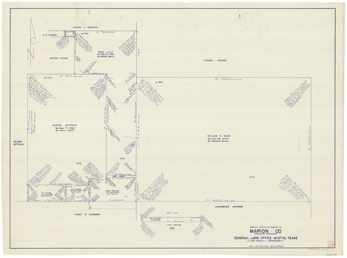 70802, Marion County Working Sketch 26, General Map Collection
