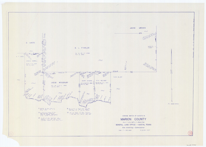 70804, Marion County Working Sketch 28, General Map Collection