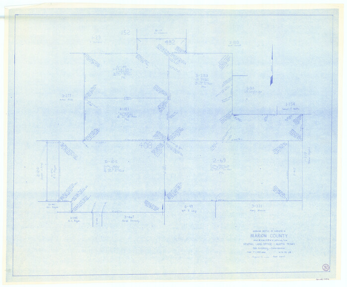 70806, Marion County Working Sketch 30, General Map Collection