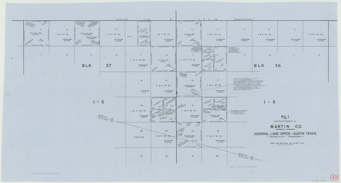 70822, Martin County Working Sketch 4, General Map Collection