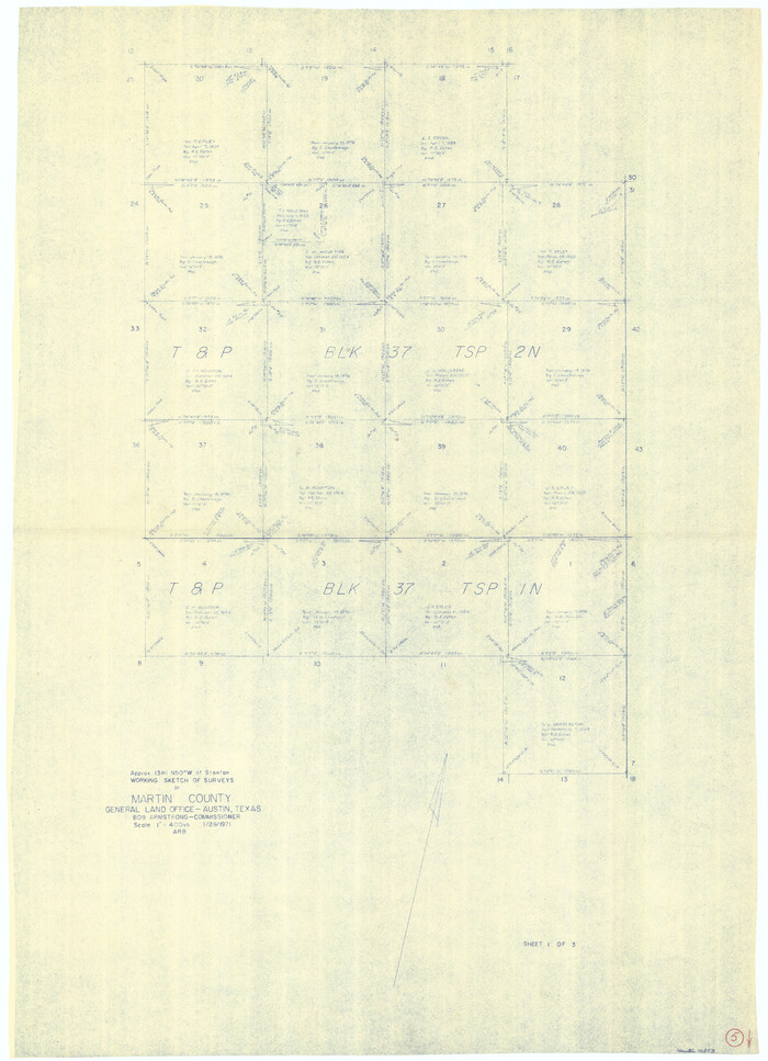 70823, Martin County Working Sketch 5, General Map Collection