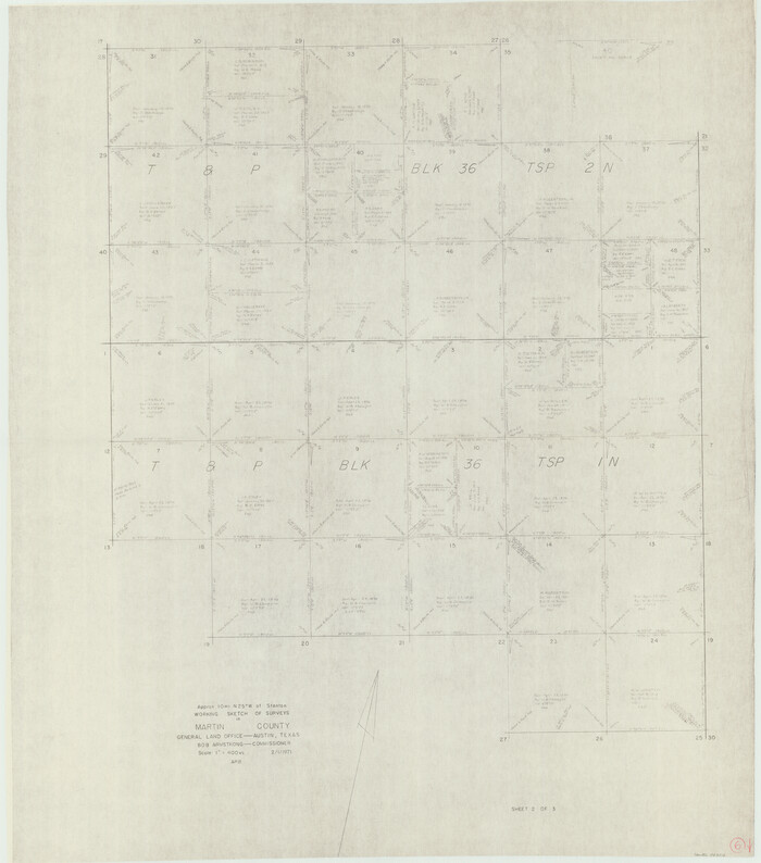 70824, Martin County Working Sketch 6, General Map Collection