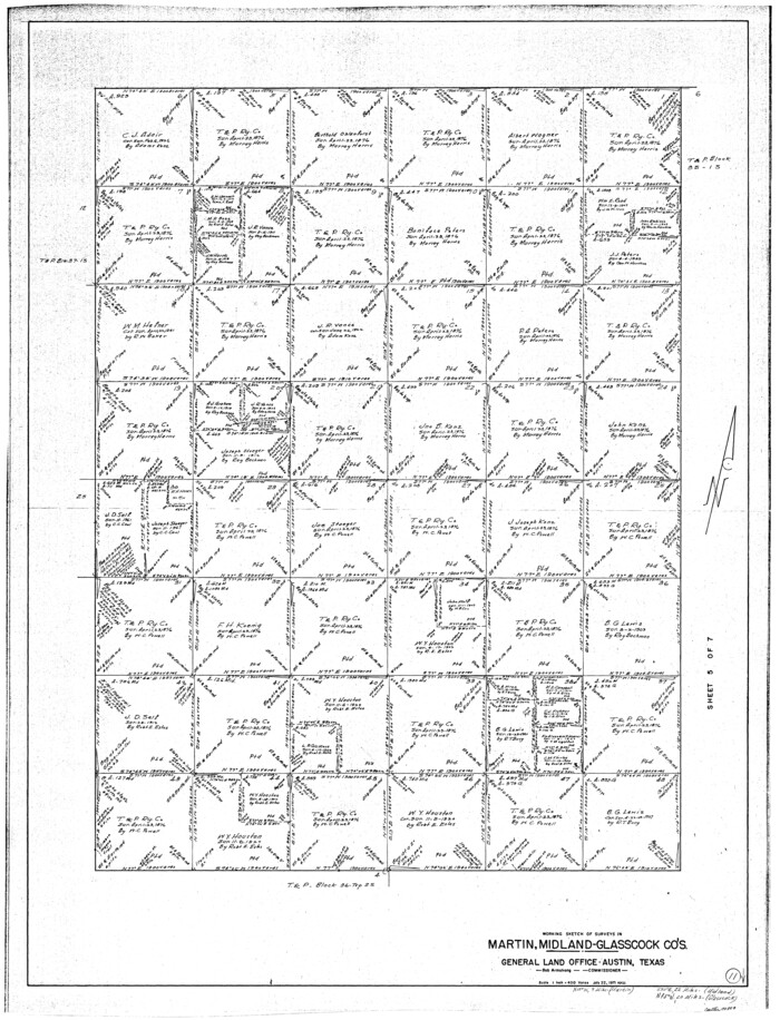 70829, Martin County Working Sketch 11, General Map Collection