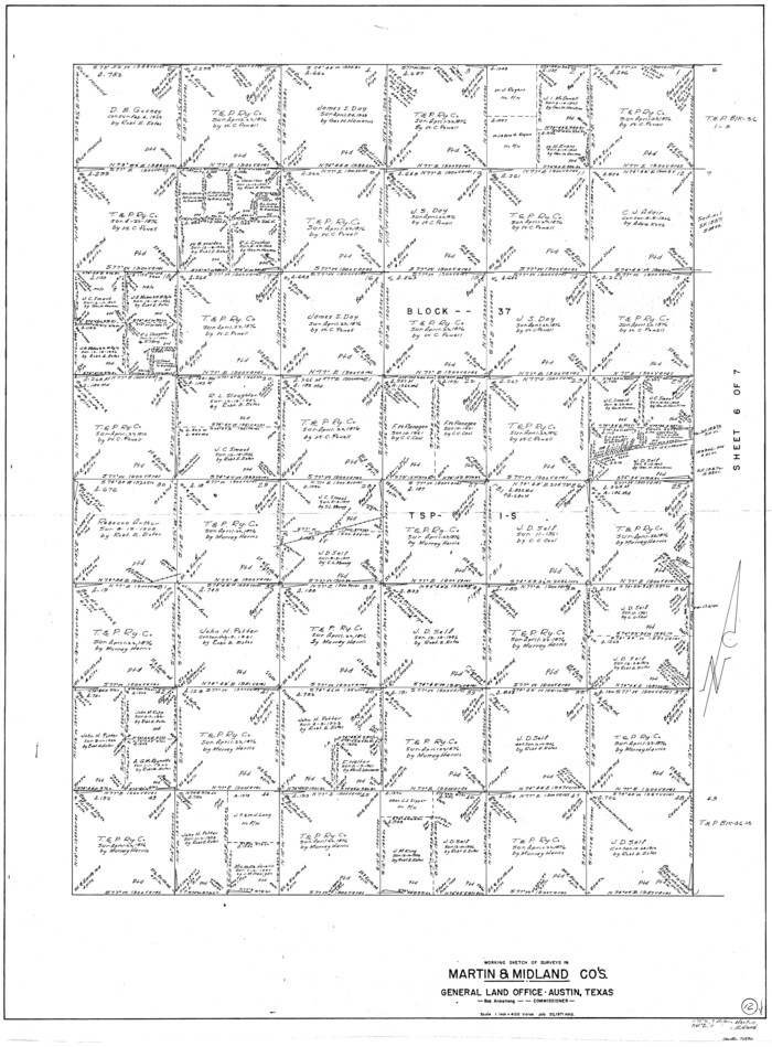 70830, Martin County Working Sketch 12, General Map Collection