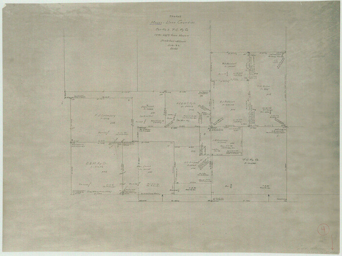 70840, Mason County Working Sketch 4, General Map Collection