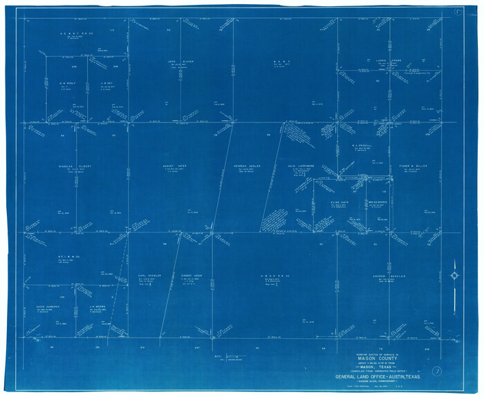 70843, Mason County Working Sketch 7, General Map Collection