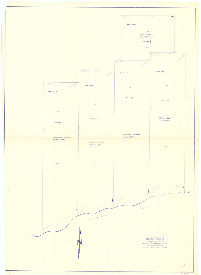 70851, Mason County Working Sketch 15, General Map Collection