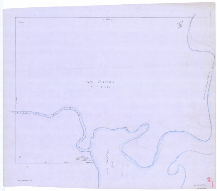 70860, Matagorda County Working Sketch 2, General Map Collection