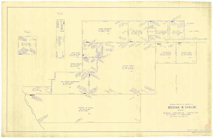 70924, Medina County Working Sketch 9, General Map Collection