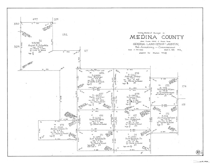 70932, Medina County Working Sketch 17, General Map Collection