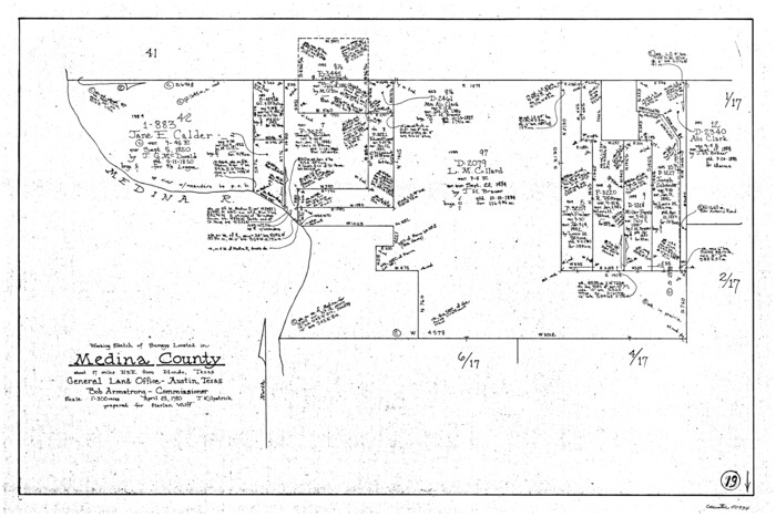 70934, Medina County Working Sketch 19, General Map Collection