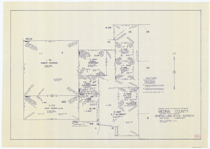 70939, Medina County Working Sketch 24, General Map Collection