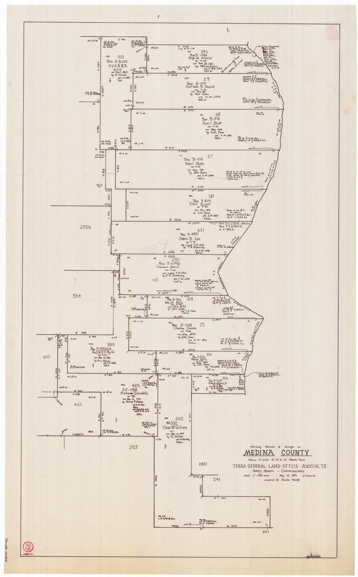 70944, Medina County Working Sketch 29, General Map Collection