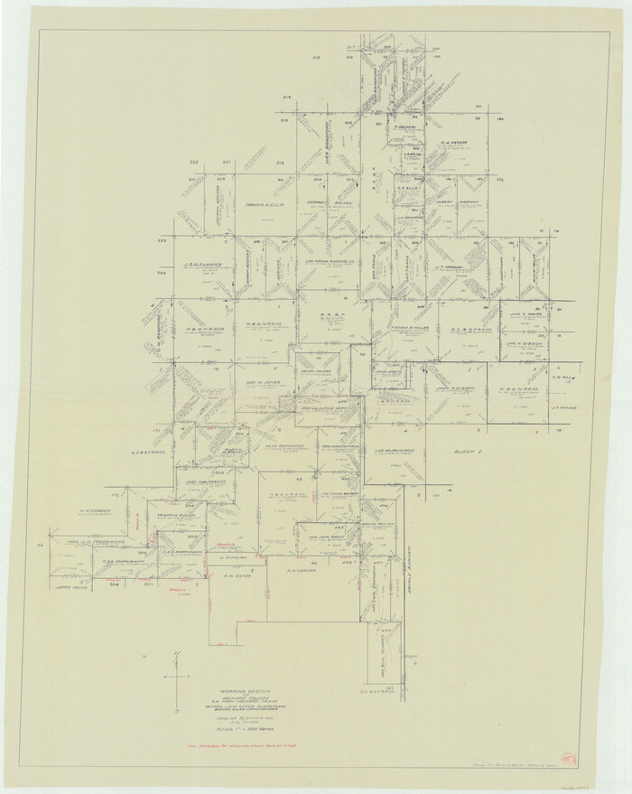 70963, Menard County Working Sketch 16, General Map Collection