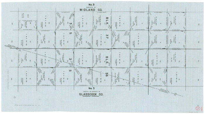 70983, Midland County Working Sketch 3, General Map Collection
