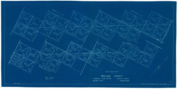 70993, Midland County Working Sketch 13, General Map Collection
