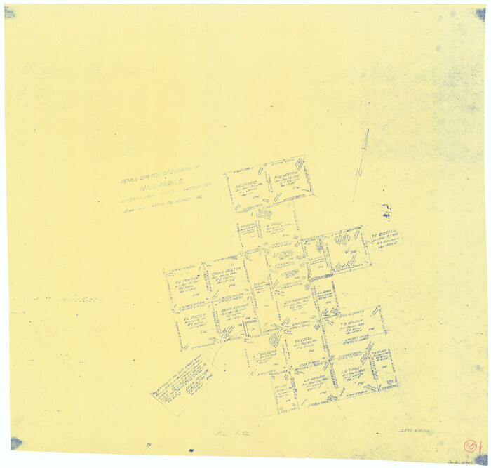 70995, Midland County Working Sketch 15, General Map Collection