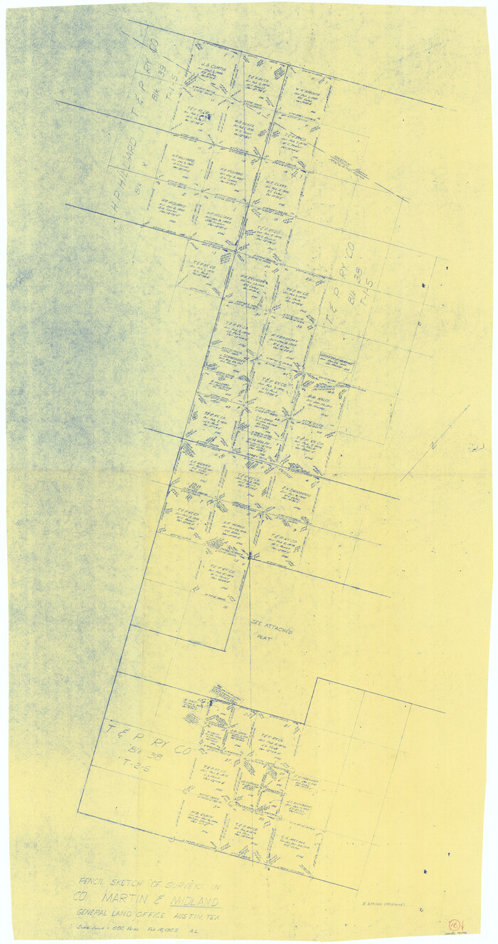 70996, Midland County Working Sketch 16, General Map Collection