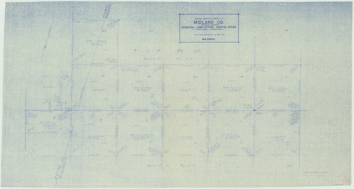 70998, Midland County Working Sketch 18, General Map Collection