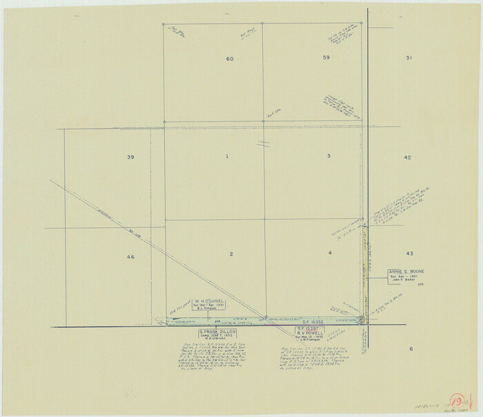 71000, Midland County Working Sketch 19a, General Map Collection