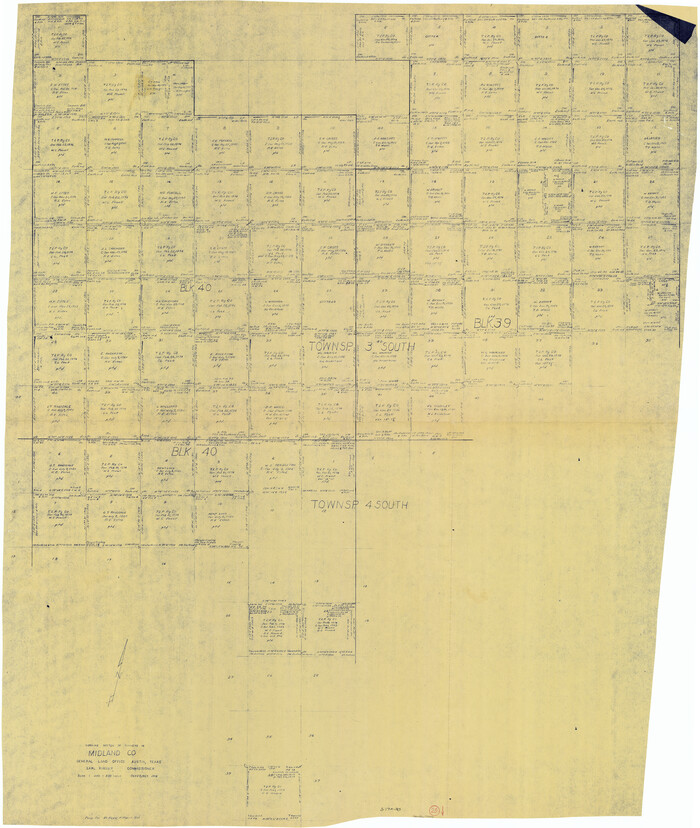 71006, Midland County Working Sketch 25, General Map Collection