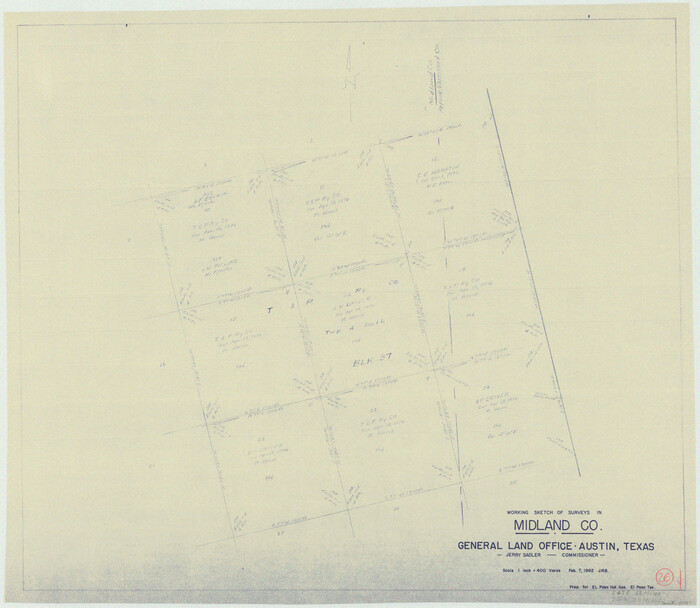 71007, Midland County Working Sketch 26, General Map Collection