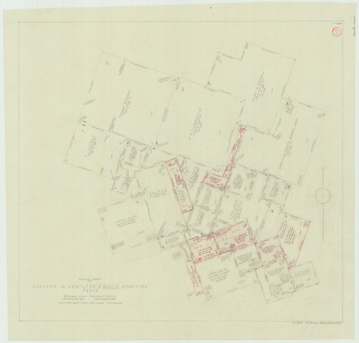 71043, Mills County Working Sketch 13, General Map Collection