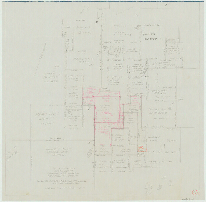 71044, Mills County Working Sketch 14, General Map Collection