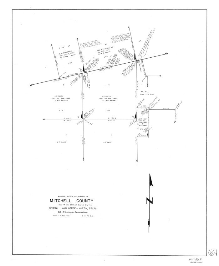 71065, Mitchell County Working Sketch 8, General Map Collection