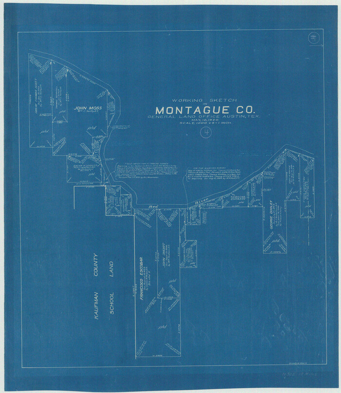 71070, Montague County Working Sketch 4, General Map Collection