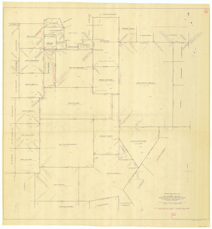 71082, Montague County Working Sketch 16, General Map Collection