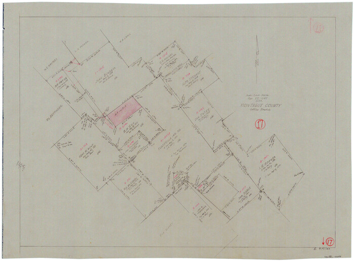 71083, Montague County Working Sketch 17, General Map Collection
