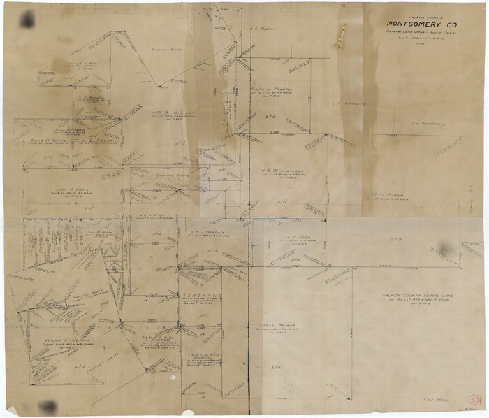 71111, Montgomery County Working Sketch 5, General Map Collection