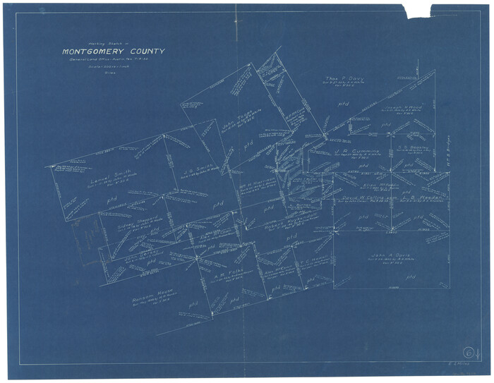 71112, Montgomery County Working Sketch 6, General Map Collection
