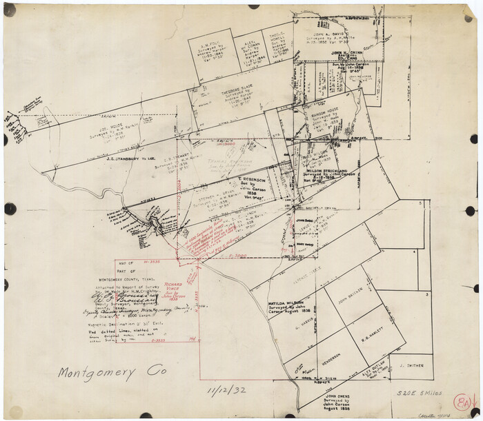 71114, Montgomery County Working Sketch 8a, General Map Collection