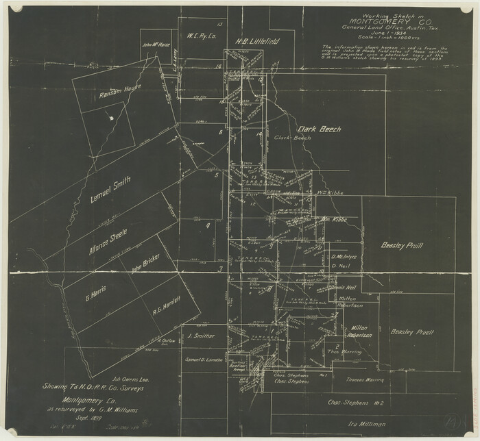 71121, Montgomery County Working Sketch 14, General Map Collection