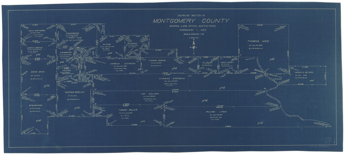 71128, Montgomery County Working Sketch 21, General Map Collection
