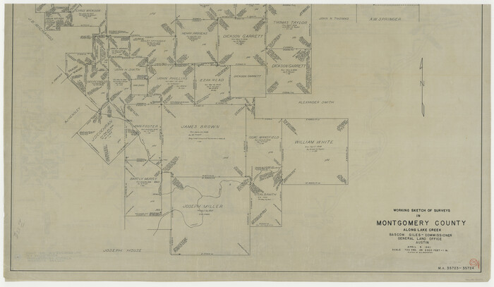 71132, Montgomery County Working Sketch 25, General Map Collection