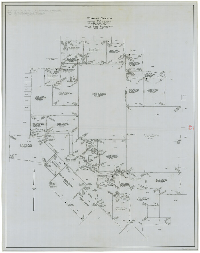 71134, Montgomery County Working Sketch 27, General Map Collection