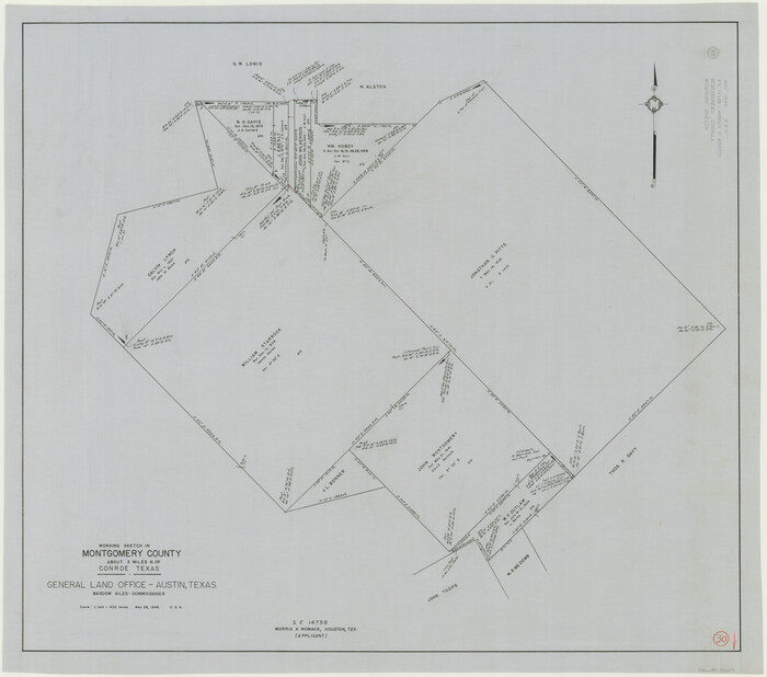 71137, Montgomery County Working Sketch 30, General Map Collection