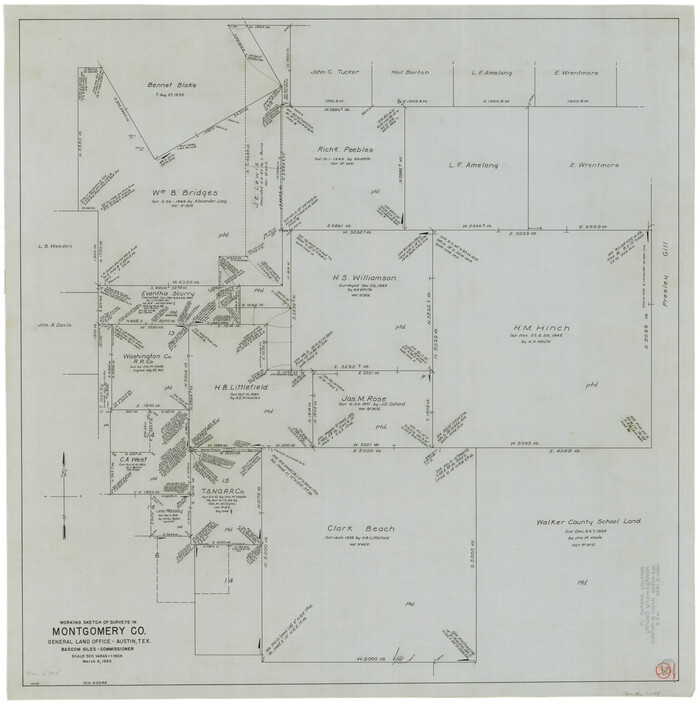 71139, Montgomery County Working Sketch 32, General Map Collection
