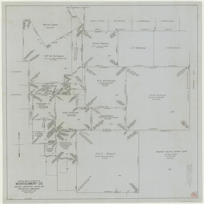 71139, Montgomery County Working Sketch 32, General Map Collection