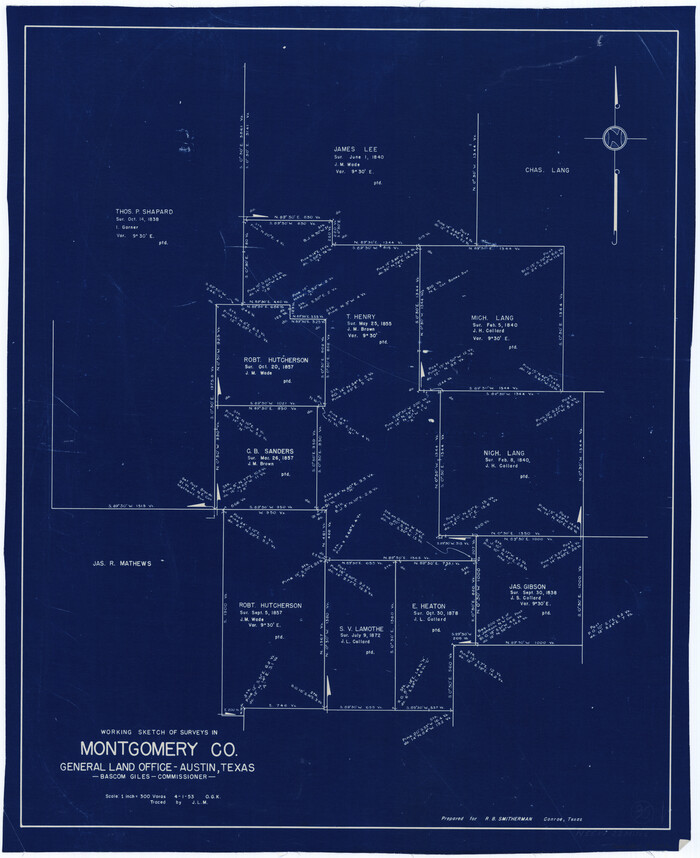 71142, Montgomery County Working Sketch 35, General Map Collection