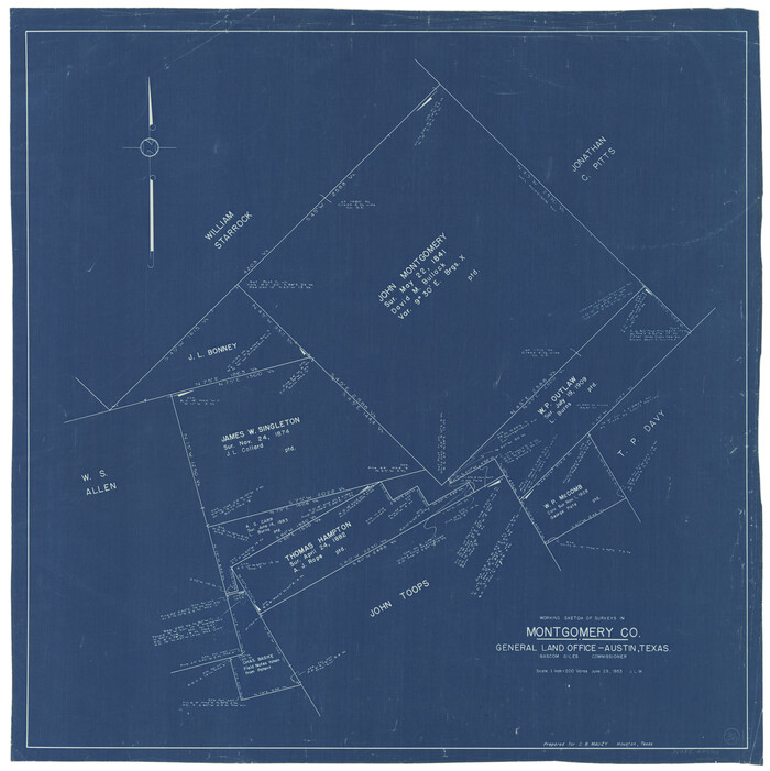 71143, Montgomery County Working Sketch 36, General Map Collection
