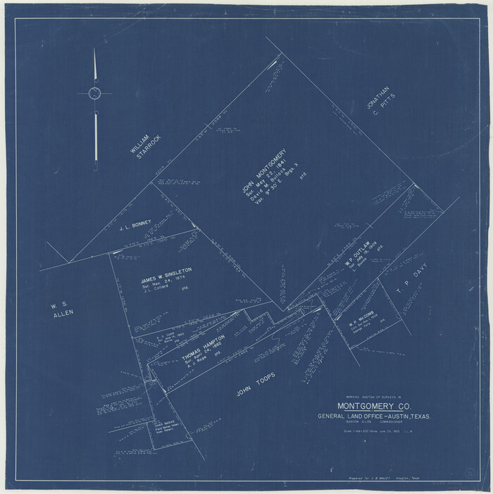 71143, Montgomery County Working Sketch 36, General Map Collection