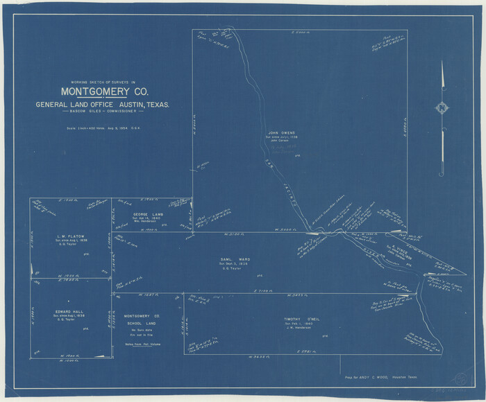 71145, Montgomery County Working Sketch 38, General Map Collection